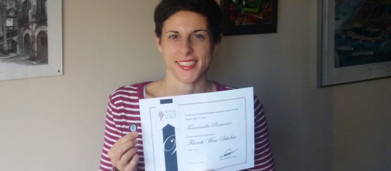 French Wine Scholar, I passed it with honors!